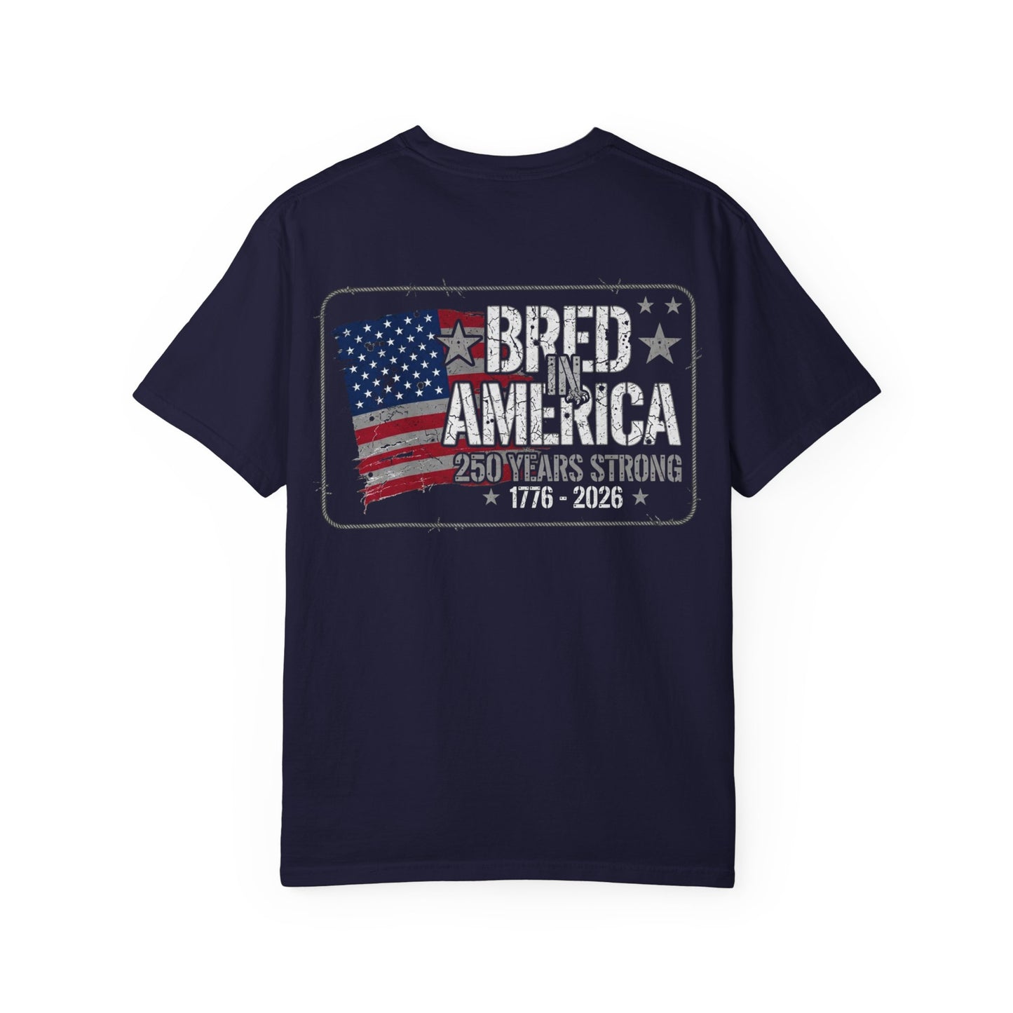 America 250 T-Shirt — 1776–2026 Land of the Free Patriotic Tee