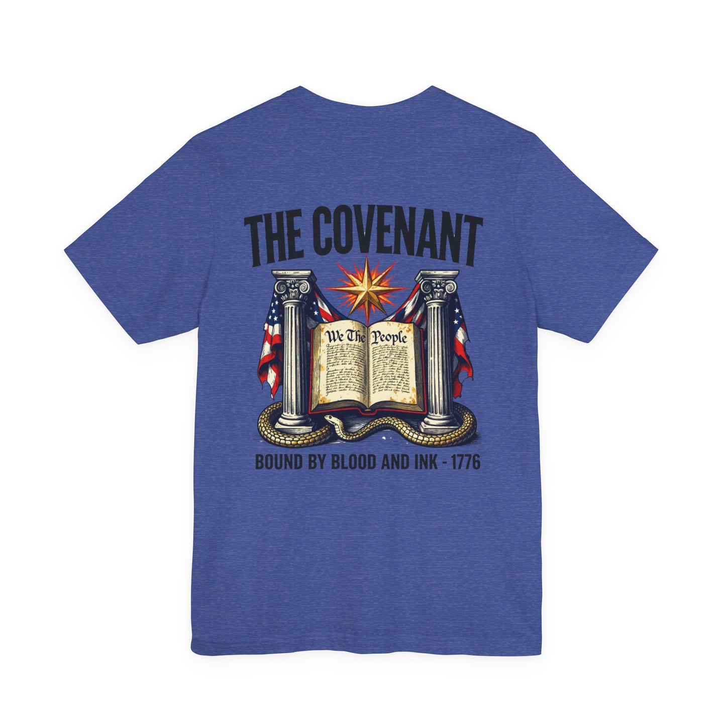 Patriotic 'The Covenant' T-Shirt — New Order of Liberty Graphic Tee (We the People, 1776)