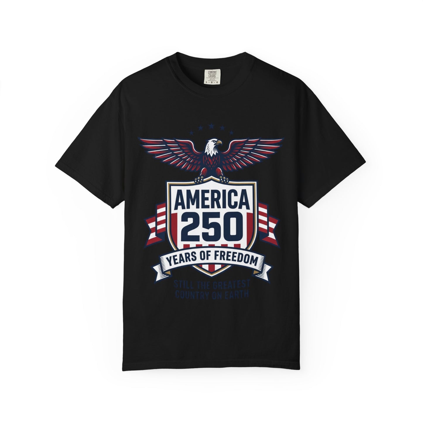 America 250 Eagle T-Shirt — 250 Years of Freedom Patriotic Tee