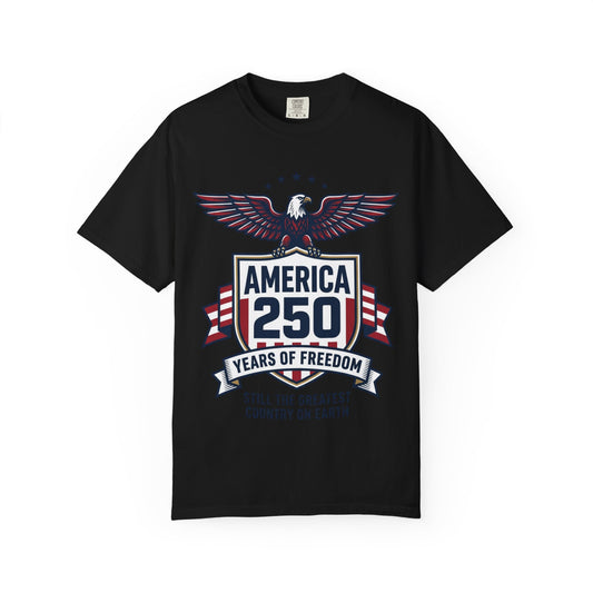 America 250 Eagle T-Shirt — 250 Years of Freedom Patriotic Tee