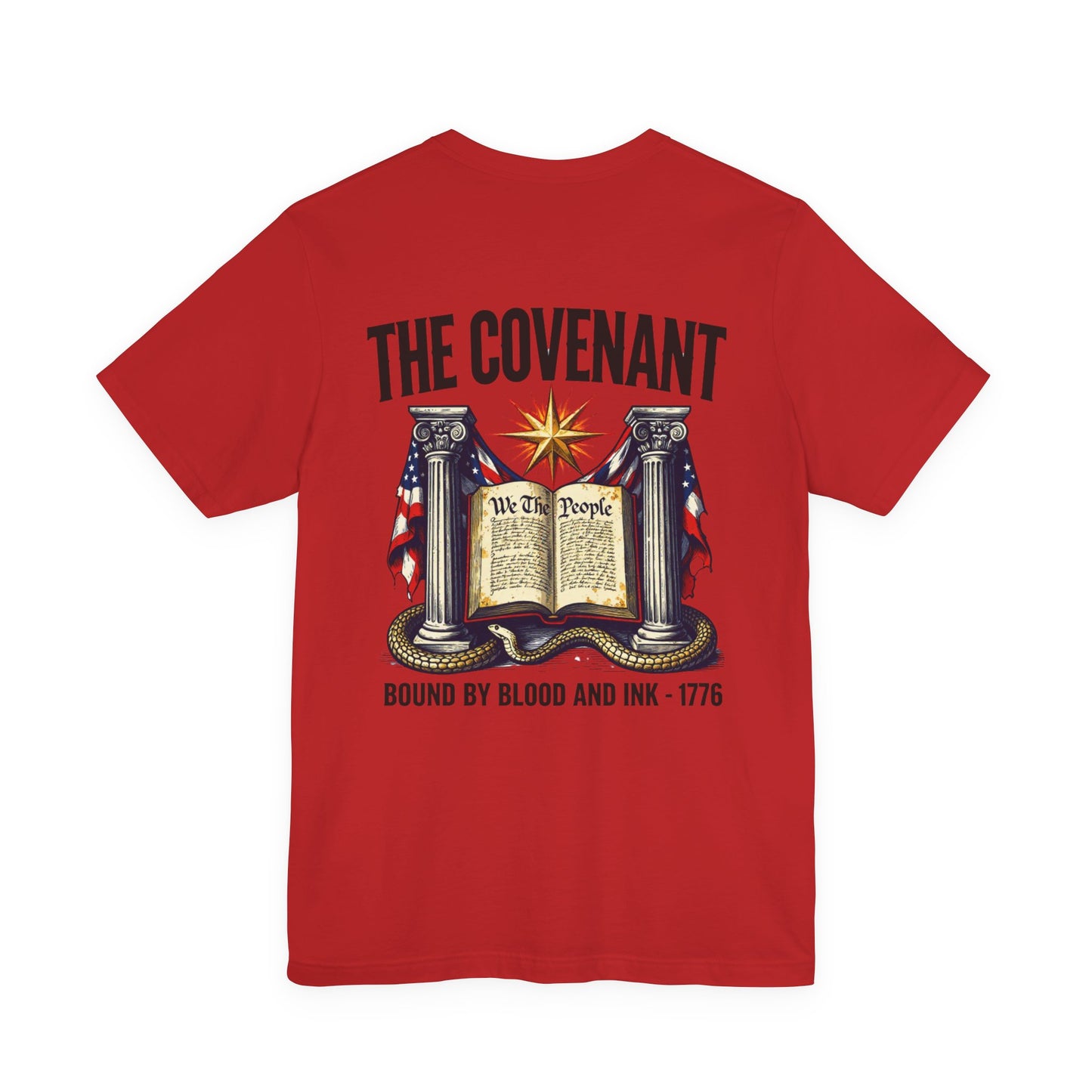 Patriotic 'The Covenant' T-Shirt — New Order of Liberty Graphic Tee (We the People, 1776)