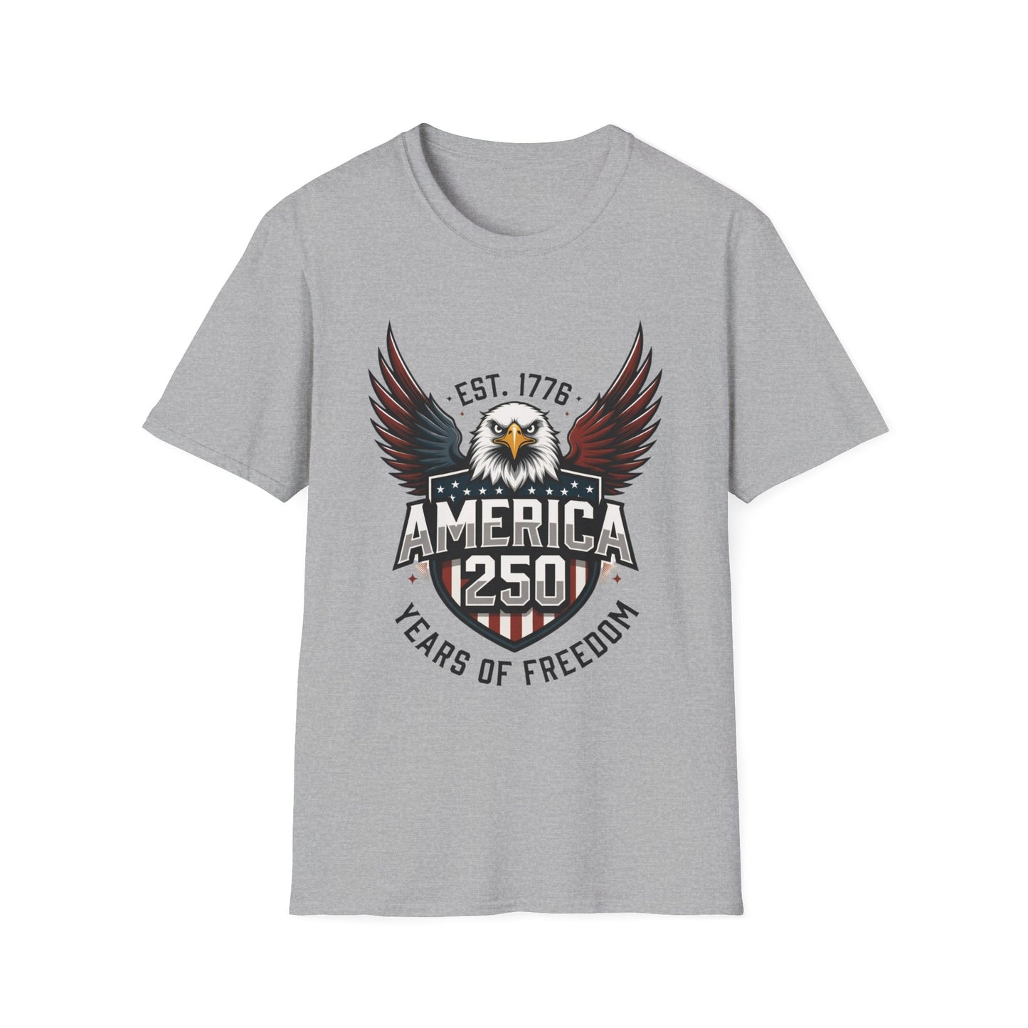 America 250 Eagle T-Shirt — EST. 1776 250 Years of Freedom Patriotic Tee