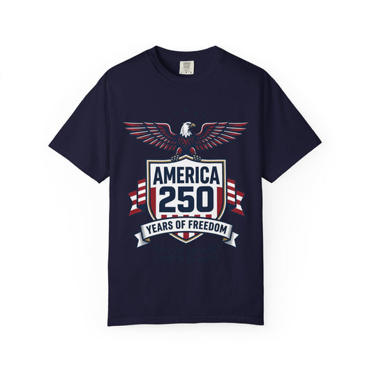 America 250 Eagle T-Shirt — 250 Years of Freedom Patriotic Tee