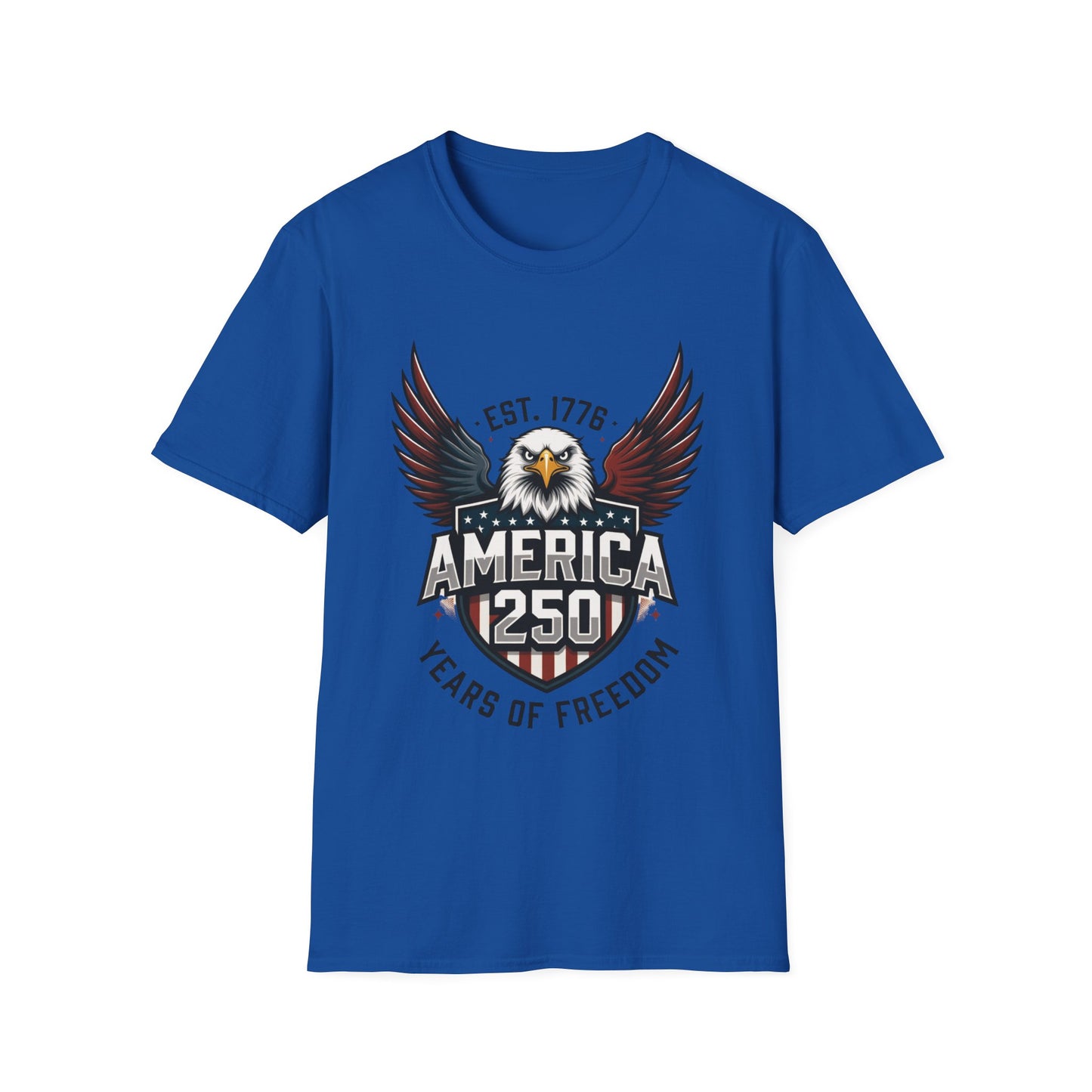 America 250 Eagle T-Shirt — EST. 1776 250 Years of Freedom Patriotic Tee