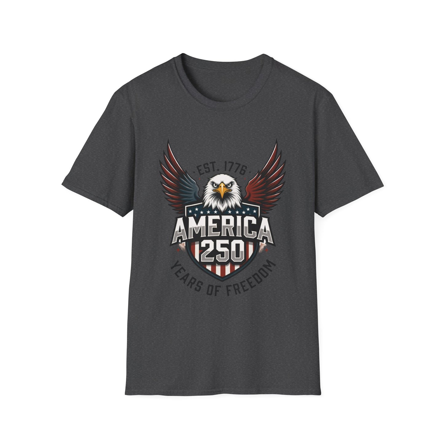 America 250 Eagle T-Shirt — EST. 1776 250 Years of Freedom Patriotic Tee