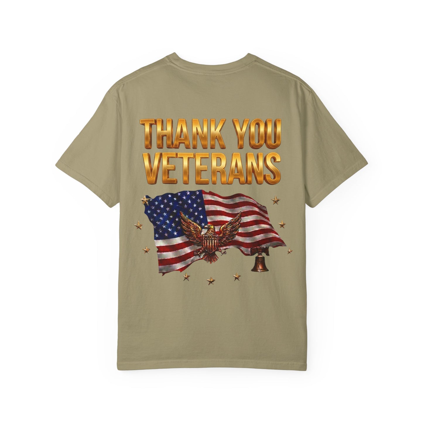 Veterans Eagle T-Shirt — Land of the Free Because of the Brave Patriotic Tee