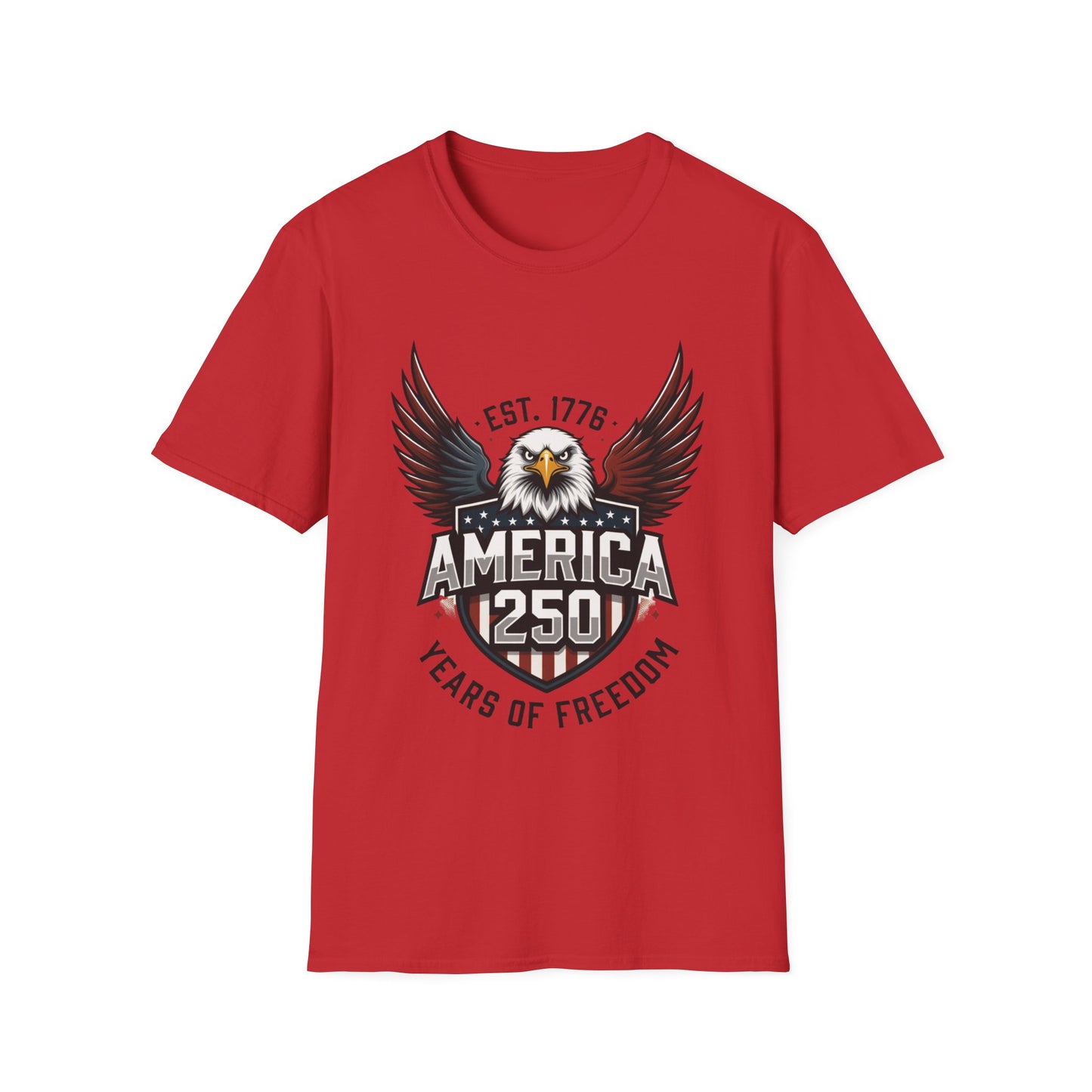 America 250 Eagle T-Shirt — EST. 1776 250 Years of Freedom Patriotic Tee