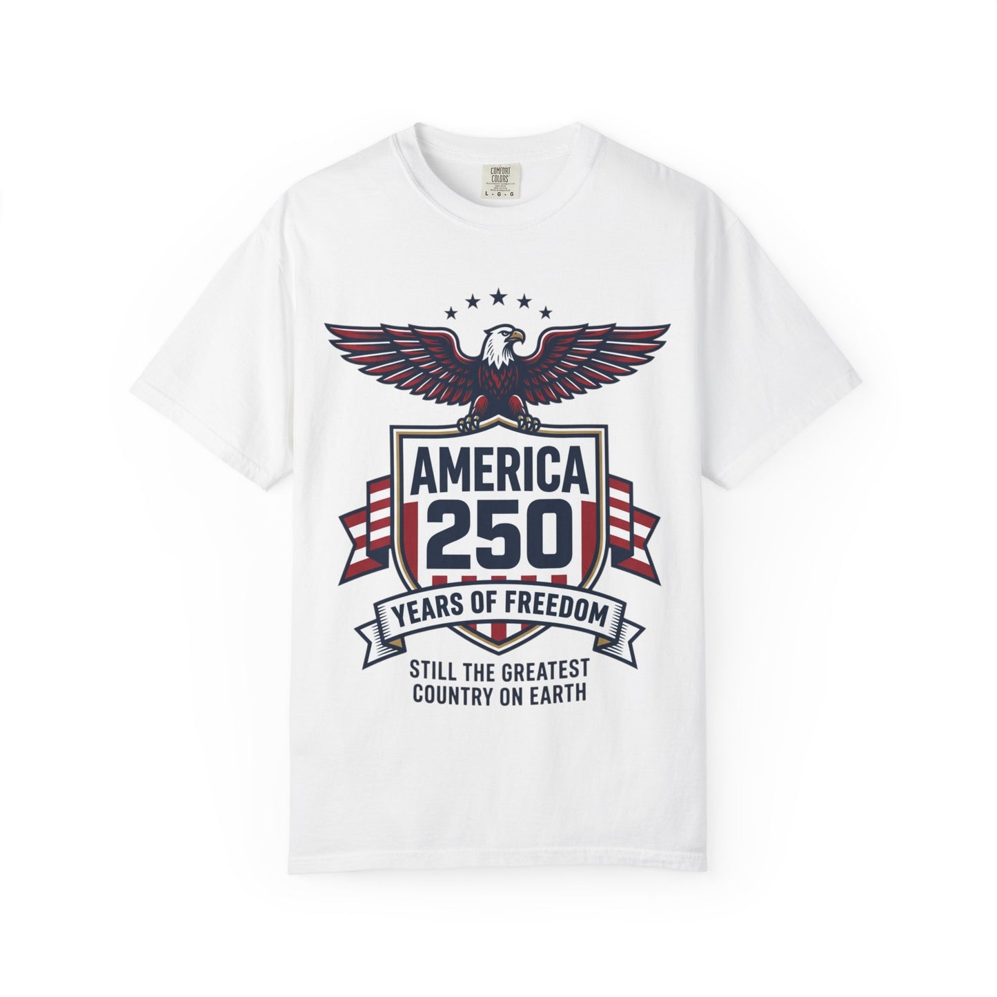 America 250 Eagle T-Shirt — 250 Years of Freedom Patriotic Tee