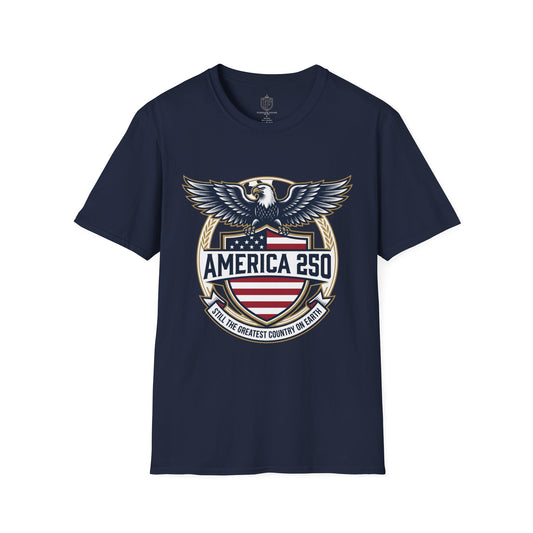 America 250 Eagle T-Shirt — Patriotic USA Anniversary Shirt