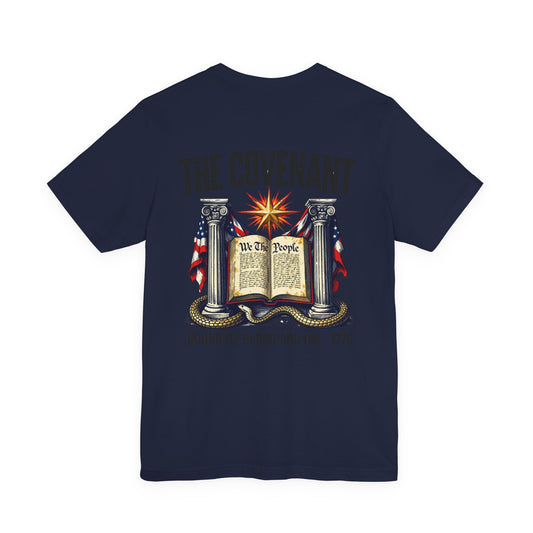 Patriotic 'The Covenant' T-Shirt — New Order of Liberty Graphic Tee (We the People, 1776)