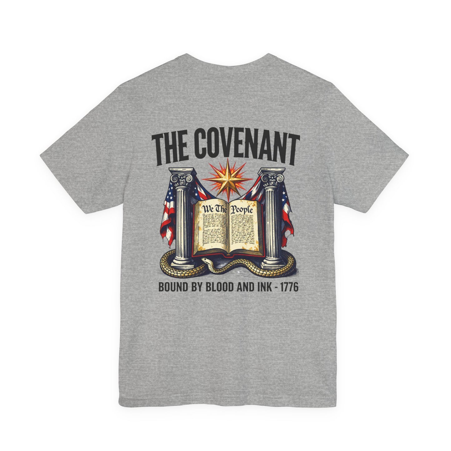 Patriotic 'The Covenant' T-Shirt — New Order of Liberty Graphic Tee (We the People, 1776)