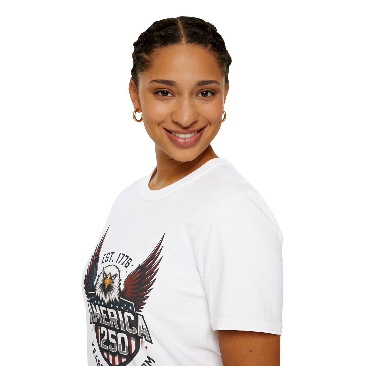 America 250 Eagle T-Shirt — EST. 1776 250 Years of Freedom Patriotic Tee